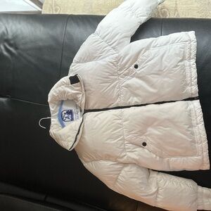 Moncler winter jacket. Size medium. Worn 3 times. Dry cleaned ready to sell.